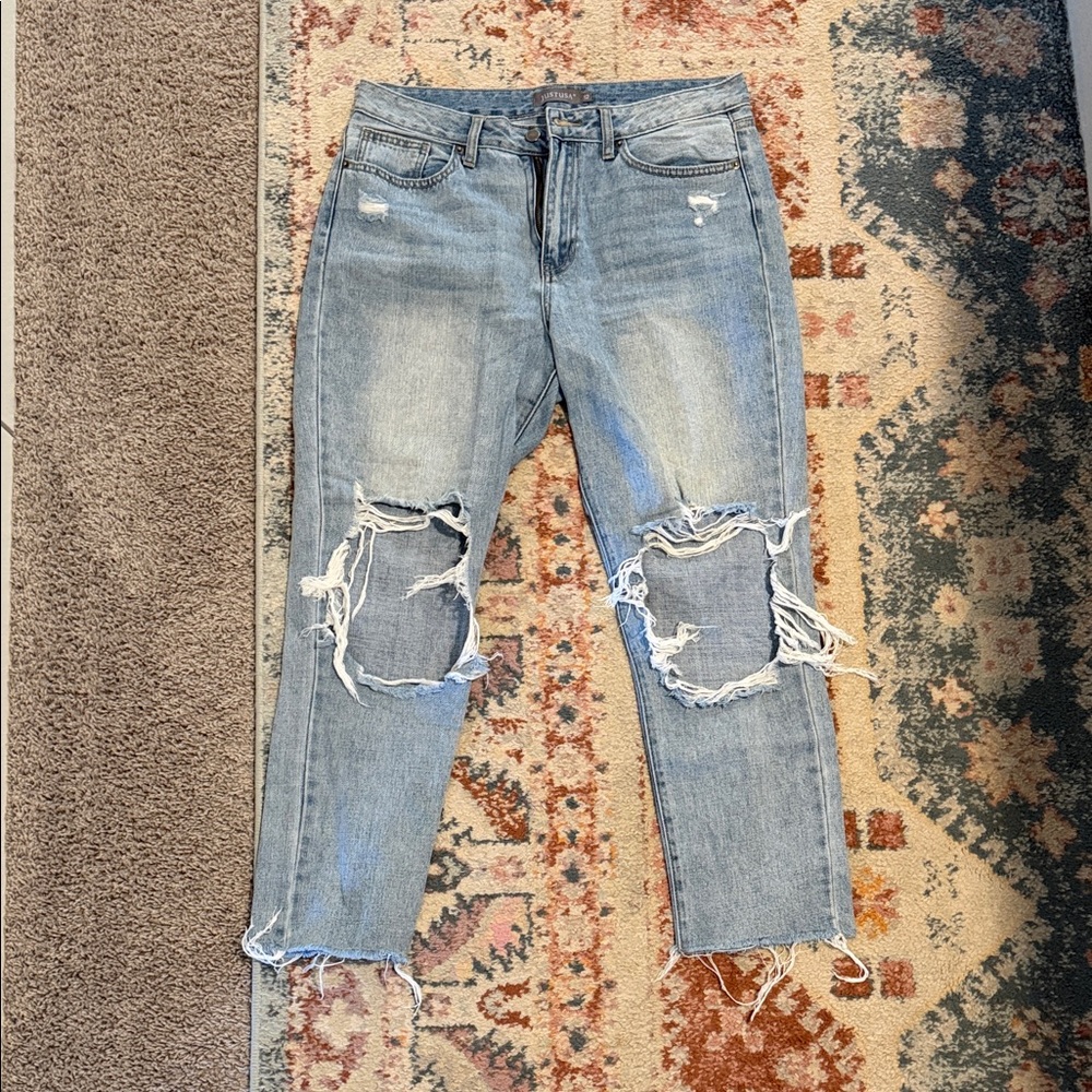 Just USA Faded Blue Denim Jeans